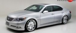 17 299 р. Пороги накладки Wald Lexus LS460 XF40 дорестайлинг (2006-2009) (Неокрашенные)  с доставкой в г. Тамбов. Увеличить фотографию 1