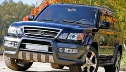 18 449 р. Передний бампер Red Aleti Lexus LX470 J100 дорестайлинг (1998-2002) (Неокрашенный)  с доставкой в г. Тамбов. Увеличить фотографию 2