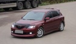 4 999 р. Накладка переднего бампера Sport Mazda 3/Axela BK дорестайлинг, хэтчбэк (2003-2006) (Неокрашенная)  с доставкой в г. Тамбов. Увеличить фотографию 4