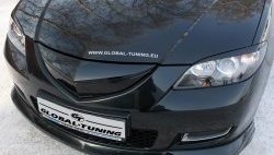 3 049 р. Радиаторная решётка Global-Tuning  Mazda 3/Axela  BK (2003-2006) дорестайлинг седан (Неокрашенная)  с доставкой в г. Тамбов. Увеличить фотографию 1