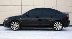 4 599 р. Пороги накладки Global-Tuning Mazda 3/Axela BK дорестайлинг седан (2003-2006) (Неокрашенные)  с доставкой в г. Тамбов. Увеличить фотографию 1