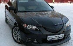 4 849 р. Накладка переднего бампера Global-Tuning Mazda 3/Axela BK дорестайлинг седан (2003-2006) (Неокрашенная)  с доставкой в г. Тамбов. Увеличить фотографию 2