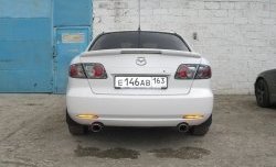 4 899 р. Спойлер GTI со стоп-сигналом Mazda 6 GG седан дорестайлинг (2002-2005) (Неокрашенный)  с доставкой в г. Тамбов. Увеличить фотографию 2