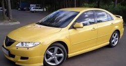 7 349 р. Накладка переднего бампера AERO Mazda 6 GG седан дорестайлинг (2002-2005) (Неокрашенная)  с доставкой в г. Тамбов. Увеличить фотографию 2