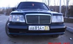 4 499 р. Накладка переднего бампера Elegance Mercedes-Benz E-Class W124 седан дорестайлинг (1984-1993)  с доставкой в г. Тамбов. Увеличить фотографию 2