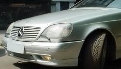 11 399 р. Накладка переднего бампера AMG Mercedes-Benz S class W140 Купе (1991-1998) (Неокрашенная)  с доставкой в г. Тамбов. Увеличить фотографию 2