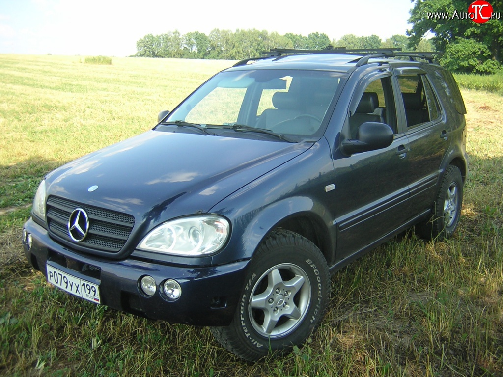 5 199 р. Передний бампер MT Mercedes-Benz ML class W163 дорестайлинг (1997-2001) (Неокрашенный)  с доставкой в г. Тамбов