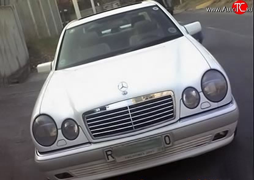 6 549 р. Накладка переднего бампера LORINZER Style  Mercedes-Benz E-Class  W210 (1996-1999) дорестайлинг седан, дорестайлинг универсал (Неокрашенная)  с доставкой в г. Тамбов