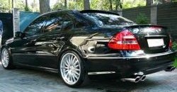 2 699 р. Козырёк AMG на заднее лобовое стекло автомобиля  Mercedes-Benz E-Class  W211 (2002-2009) дорестайлинг седан, рестайлинг седан (Неокрашенный)  с доставкой в г. Тамбов. Увеличить фотографию 1