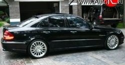 2 699 р. Козырёк AMG на заднее лобовое стекло автомобиля  Mercedes-Benz E-Class  W211 (2002-2009) дорестайлинг седан, рестайлинг седан (Неокрашенный)  с доставкой в г. Тамбов. Увеличить фотографию 3