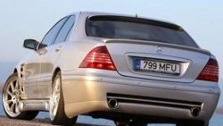 5 099 р. Козырёк Lorinser F-01 на заднее лобовое стекло автомобиля Mercedes-Benz S class W220 (1998-2005) (Неокрашенный)  с доставкой в г. Тамбов. Увеличить фотографию 2