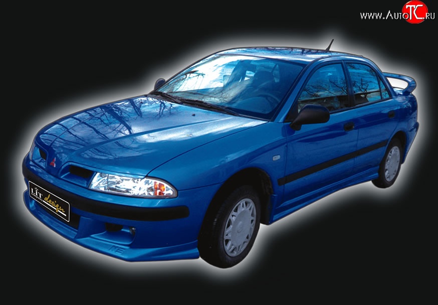 4 149 р. Накладка переднего бампера GT Dynamics Mitsubishi Carisma (1999-2004) (Неокрашенная)  с доставкой в г. Тамбов