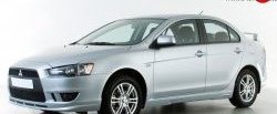 3 599 р. Накладка переднего бампера Elegance Mitsubishi Lancer 10 седан дорестайлинг (2007-2010) (Неокрашенная)  с доставкой в г. Тамбов. Увеличить фотографию 4