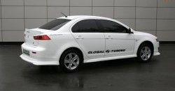 4 749 р. Лип спойлер Mitsubishi Global-Tuning  Mitsubishi Lancer  10 (2007-2017) седан дорестайлинг, седан рестайлинг (Неокрашенный)  с доставкой в г. Тамбов. Увеличить фотографию 2