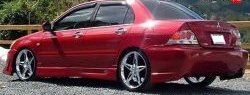 5 899 р. Пороги накладки Accolade на  Mitsubishi Lancer  9 (2003-2009) 1-ый рестайлинг седан, 1-ый рестайлинг универсал, 2-ой рестайлинг седан, 2-ой рестайлинг универсал (Неокрашенные)  с доставкой в г. Тамбов. Увеличить фотографию 1