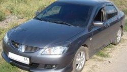 5 499 р. Накладка переднего бампера M-VRS Mitsubishi Lancer 9 1-ый рестайлинг седан (2003-2005) (Неокрашенная)  с доставкой в г. Тамбов. Увеличить фотографию 1