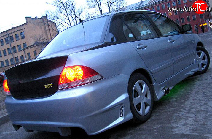 7 549 р. Задний бампер OS Mitsubishi Lancer 9 2-ой рестайлинг седан (2005-2009)  с доставкой в г. Тамбов