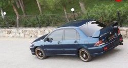 5 399 р. Накладка заднего бампера Sport 2.0 Mitsubishi Lancer 9 2-ой рестайлинг седан (2005-2009) (Неокрашенная)  с доставкой в г. Тамбов. Увеличить фотографию 2