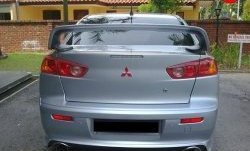 4 999 р. Накладка Zodiak V2 на задний бампер  Mitsubishi Lancer  10 (2007-2017) седан дорестайлинг, седан рестайлинг (Неокрашенная)  с доставкой в г. Тамбов. Увеличить фотографию 3