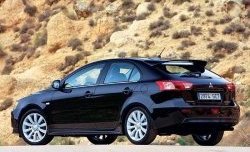 Верхний спойлер Sport 5D (хетчбек) Mitsubishi Lancer 10 хэтчбэк дорестайлинг (2007-2010)