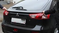 4 199 р. Лип спойлер Sport 5D (хетчбек) Mitsubishi Lancer CY хэтчбек 5 дв рестайлинг (2011-2017) (Неокрашенный)  с доставкой в г. Тамбов. Увеличить фотографию 2