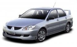 5 999 р. Пороги накладки EGR Mitsubishi Lancer 9 1-ый рестайлинг универсал (2003-2005) (Неокрашенные)  с доставкой в г. Тамбов. Увеличить фотографию 3