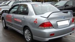 6 199 р. Пороги накладки GT Dynamics Mitsubishi Lancer 9 1-ый рестайлинг седан (2003-2005) (Неокрашенные)  с доставкой в г. Тамбов. Увеличить фотографию 2