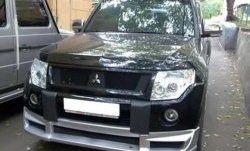 10 599 р. Накладка переднего бампера Sport Mitsubishi Pajero 4 V90 дорестайлинг (2006-2011) (Неокрашенная)  с доставкой в г. Тамбов. Увеличить фотографию 2