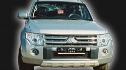 10 499 р. Накладка переднего бампера GT Dynamics Mitsubishi Pajero 4 V90 дорестайлинг (2006-2011) (Дорестайлинг, Неокрашенная)  с доставкой в г. Тамбов. Увеличить фотографию 2