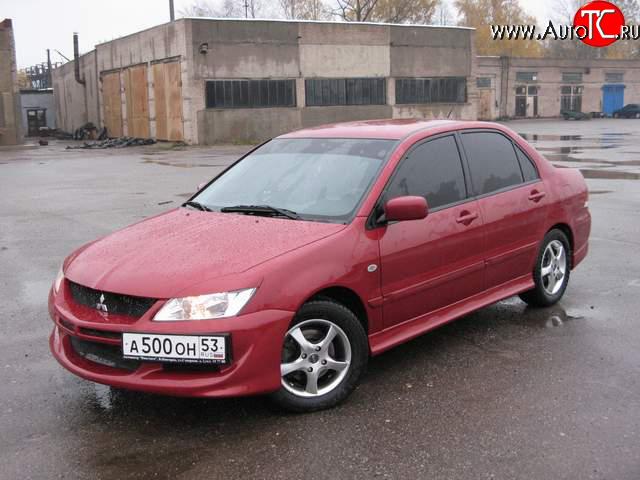 3 399 р. Пороги накладки Mitsubishi Lancer 9 1-ый рестайлинг седан (2003-2005)  с доставкой в г. Тамбов