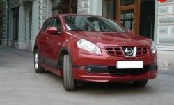 5 799 р. Накладка переднего бампера Городская Легенда Nissan Qashqai 1 дорестайлинг (2007-2010) (Неокрашенная)  с доставкой в г. Тамбов. Увеличить фотографию 2