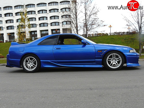 11 649 р. Пороги накладки DoLuck Nissan Skyline R33 (1993-1998) (Неокрашенные)  с доставкой в г. Тамбов