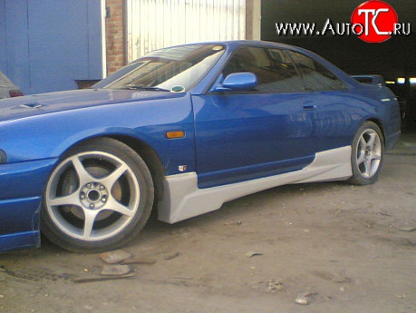 9 549 р. Пороги накладки GTR Nissan Skyline R33 (1993-1998) (Неокрашенные)  с доставкой в г. Тамбов