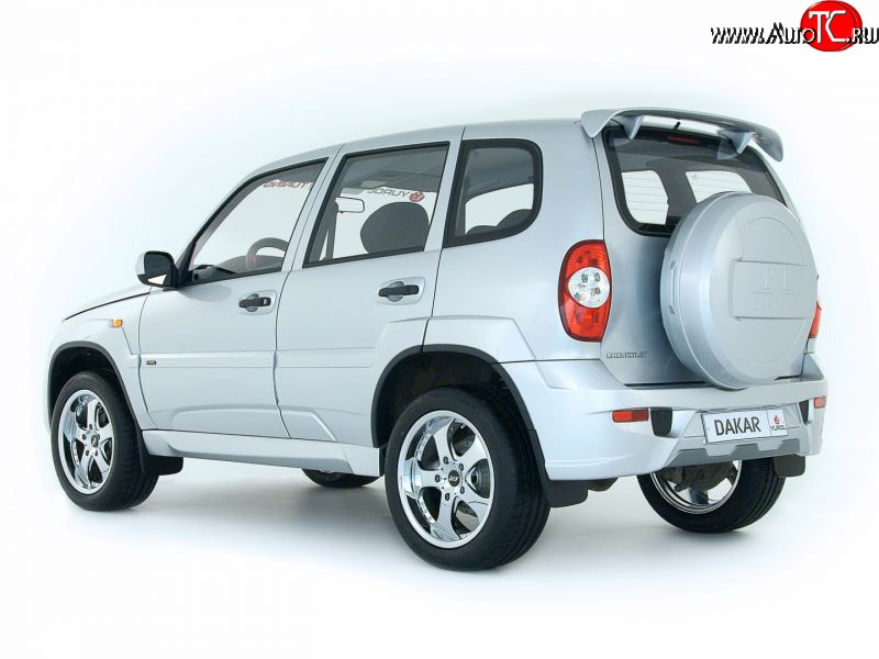 1 999 р. Пороги накладки Dakar Chevrolet Niva 2123 дорестайлинг (2002-2008) (Неокрашенные)  с доставкой в г. Тамбов