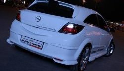 2 969 р. Комплект накладок на задний бампер Global Tuning  Opel Astra  H GTC (2004-2009) хэтчбек 3 дв. дорестайлинг, хэтчбек 3 дв. рестайлинг (Неокрашенная)  с доставкой в г. Тамбов. Увеличить фотографию 2