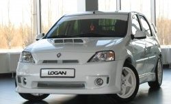 Передний бампер Power DM Renault Logan 1 дорестайлинг (2004-2010)