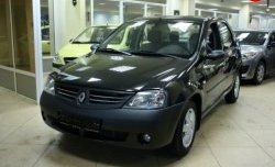 3 379 р. Передний бампер SAT Renault Logan 1 дорестайлинг (2004-2010) (Неокрашенный)  с доставкой в г. Тамбов. Увеличить фотографию 3