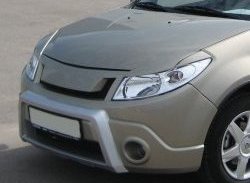 1 849 р. Реснички Kart RS Renault Sandero (BS) (2009-2014) (Неокрашенные)  с доставкой в г. Тамбов. Увеличить фотографию 1