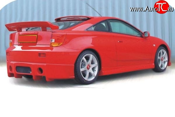 4 399 р. Накладка заднего бампера CarZone MK2 Toyota Celica T230 (1999-2006)  с доставкой в г. Тамбов