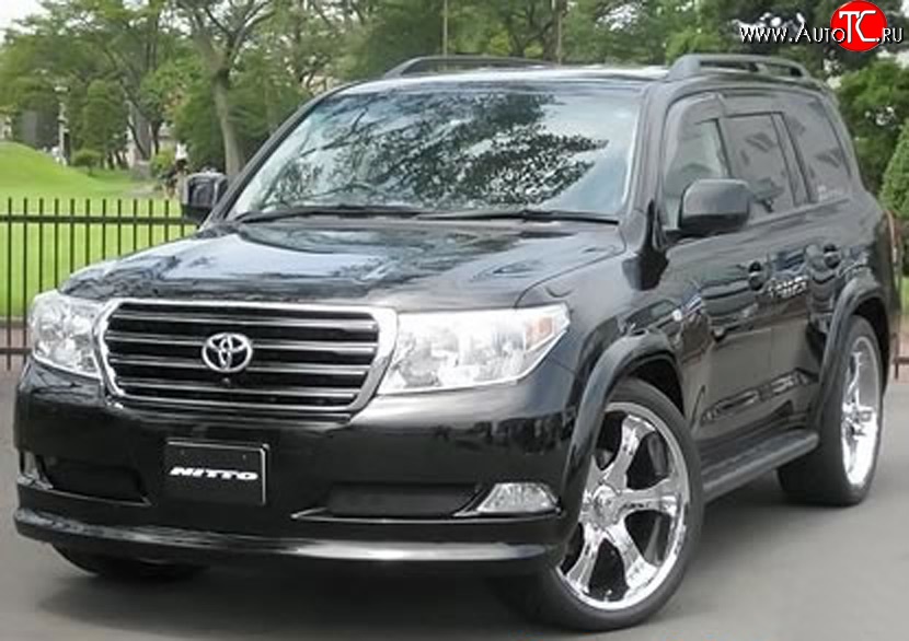 27 649 р. Передний бампер ELFORD Toyota Land Cruiser 200 дорестайлинг (2007-2012) (Неокрашенный)  с доставкой в г. Тамбов