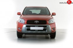 2 899 р. Накладка переднего бампера Toyota RAV4 XA305 5 дв. дорестайлинг (2005-2009) (Неокрашенная)  с доставкой в г. Тамбов. Увеличить фотографию 2