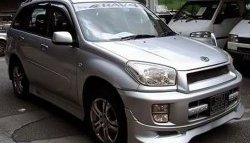 8 949 р. Накладка переднего бампера Sport Toyota RAV4 CA20 5 дв. дорестайлинг (2000-2003) (Неокрашенная)  с доставкой в г. Тамбов. Увеличить фотографию 2