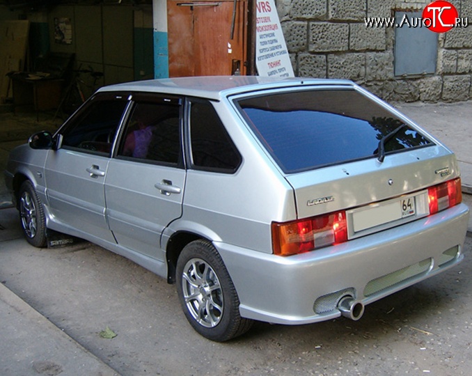 2 899 р. Задний бампер M-VRS Лада 2113 (2004-2013) (Неокрашенный)  с доставкой в г. Тамбов