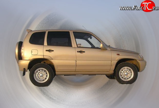 699 р. Арки крыльев Кураж Chevrolet Niva 2123 дорестайлинг (2002-2008) (Неокрашенные)  с доставкой в г. Тамбов