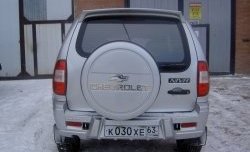 2 299 р. Чехол запасного колеса Chevrolet  Chevrolet Niva  2123 (2002-2020), Лада 2123 (Нива Шевроле) (2002-2021), Лада Нива Трэвел (2021-2024) (Неокрашенный)  с доставкой в г. Тамбов. Увеличить фотографию 3