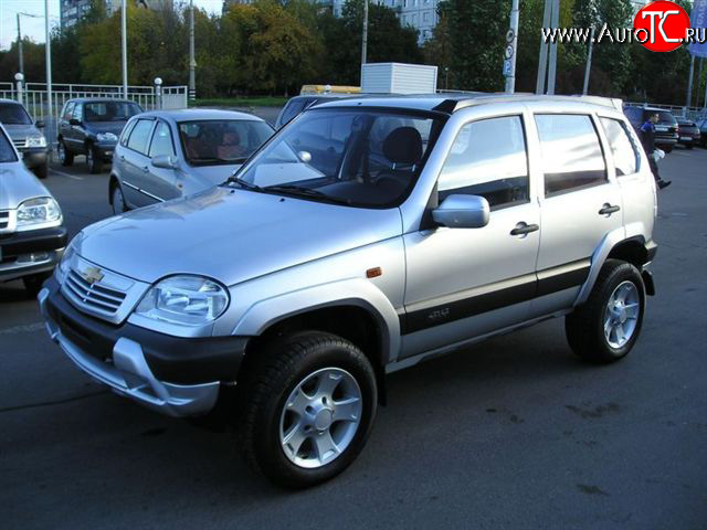 889 р. Накладки на зеркала Трофи после 2005 г.в Chevrolet Niva 2123 дорестайлинг (2002-2008) (Неокрашенные)  с доставкой в г. Тамбов