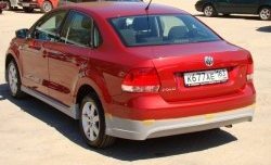 4 999 р. Пороги накладки Racing  Volkswagen Polo  5 (2009-2020) седан дорестайлинг, седан рестайлинг, хэтчбек рестайлинг (Неокрашенные)  с доставкой в г. Тамбов. Увеличить фотографию 2