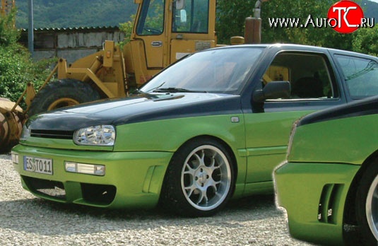 7 999 р. Передний бампер Well Volkswagen Golf 3 (1991-1998)  с доставкой в г. Тамбов