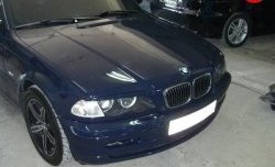 1 149 р. Реснички CarZone BMW 3 серия E46 седан дорестайлинг (1998-2001) (Неокрашенные)  с доставкой в г. Тамбов. Увеличить фотографию 6