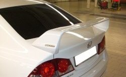 10 699 р. Антикрыло Mugen  Honda Civic  FD (2005-2011) седан дорестайлинг, седан рестайлинг (Неокрашенный)  с доставкой в г. Тамбов. Увеличить фотографию 4